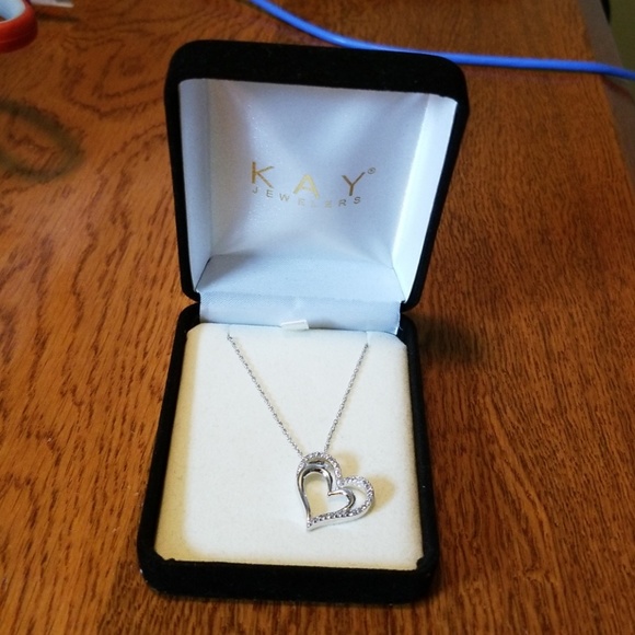 Kay Jewelers Jewelry - Kay Jewelers Diamond Heart Necklace